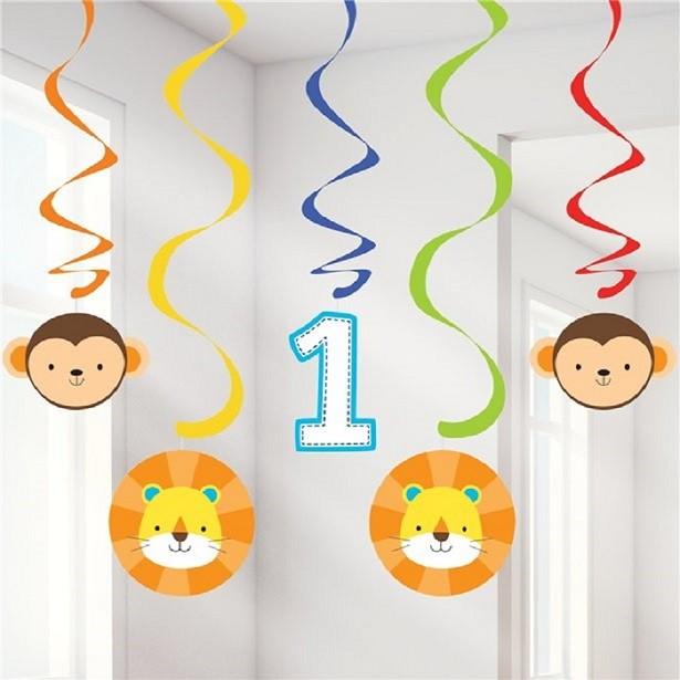 Actual product image Creative Party Decoration 1st Birthday Boy Safari (5 pcs.)