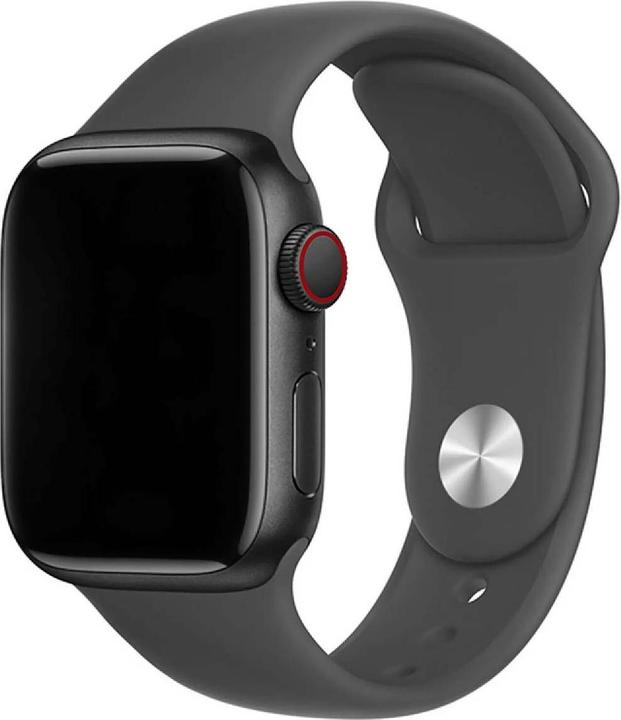 Devia Armband Deluxe Sport für Apple Watch 49mm/ 45mm/ 44mm/ 42mm schwarz (Silikon)