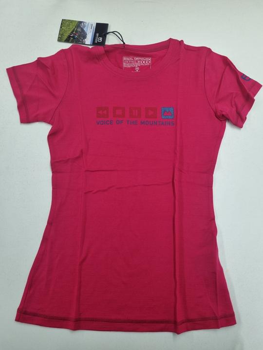 Actual product image Ortovox Merino Cool Voice Women Short Sleeve very berry (XS)