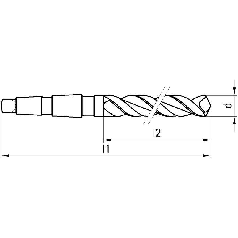 Titex, Punta da trapano, trapano a cono morse (14,5 mm)
