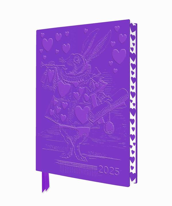 Immagine prodotto Agenda in pelle vegana di Alice nel Paese delle Meraviglie 2025 Artisan Art - Pagina a vista con (A5, Tedesco)