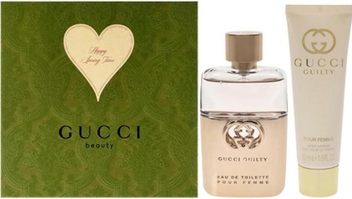 Produktbild Gucci Guilty Pour Femme 2021 - EDT 50 ml + tÄ›lovÃ© mlÃ©ko 50 ml (Eau de Toilette, 50 ml)