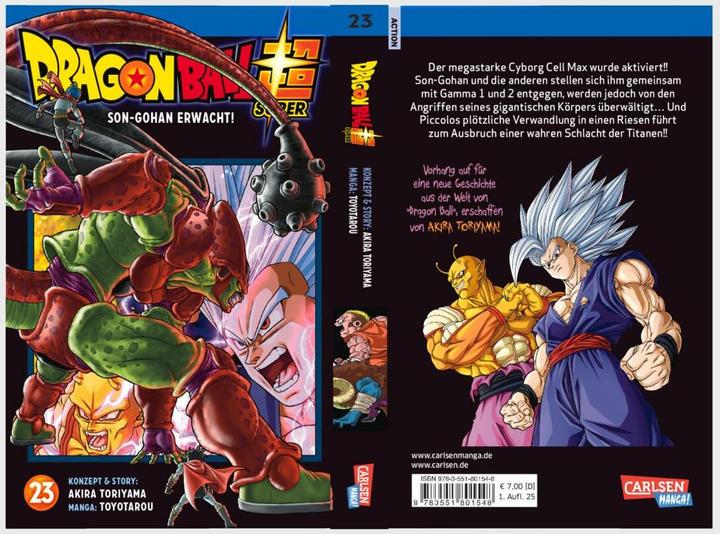 Image du produit Dragon Ball Super 23 (Allemand, Akira Toriyama (Histoire originale), Katrin Stamm, Toyotarou, 2025)