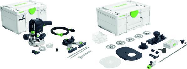 Systainer SYS3 M 237, Kit d'accessoires ZS-OF 1010 M, Pince de serrage Ø 8 mm, Butée latérale avec réglage fin SA-OF 1010/MFK, Clé à fourche SW 19, Module d'éclairage LM-OF 1010 R, câble d'alimentation plug it (4 m)