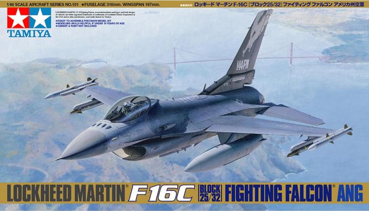 Actual product image Tamiya Lockheed Martin F-16C Block