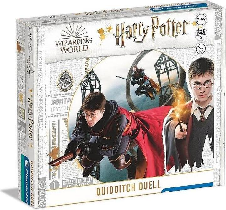 Clementoni 59307 - Harry Potter - Quidditch-Turnier, Brettspiel, für 2 Spieler, ab 7 Jahren (DE-Ausgabe) (Deutsch, 2 Spieler)