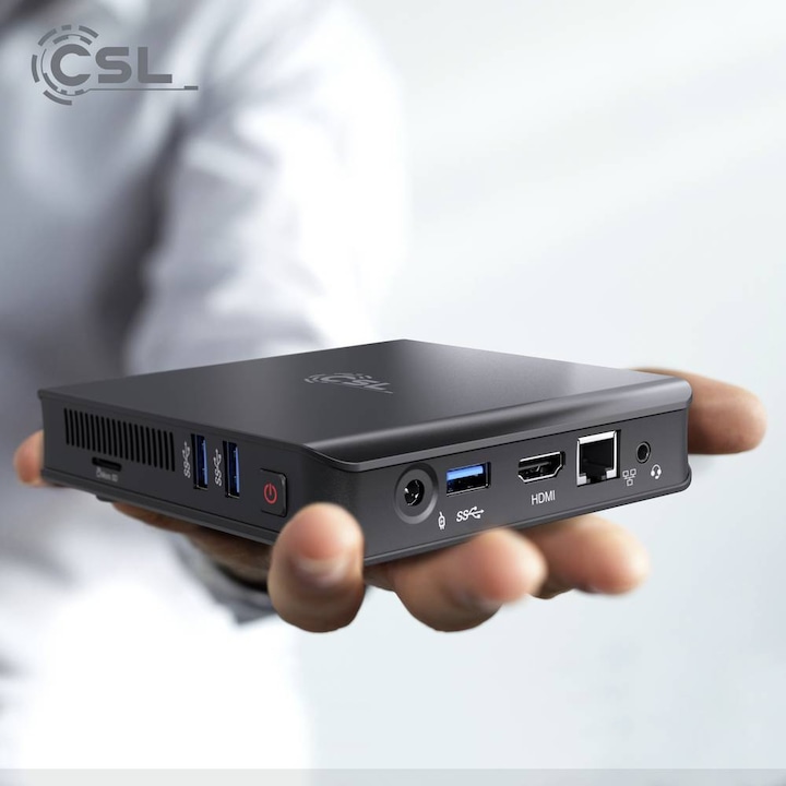 Image du produit CSL Narrow Box Ultra HD Compact v5 (Intel Celeron N5100, 4 Go, 1000 Go, Intel UHD Graphics)