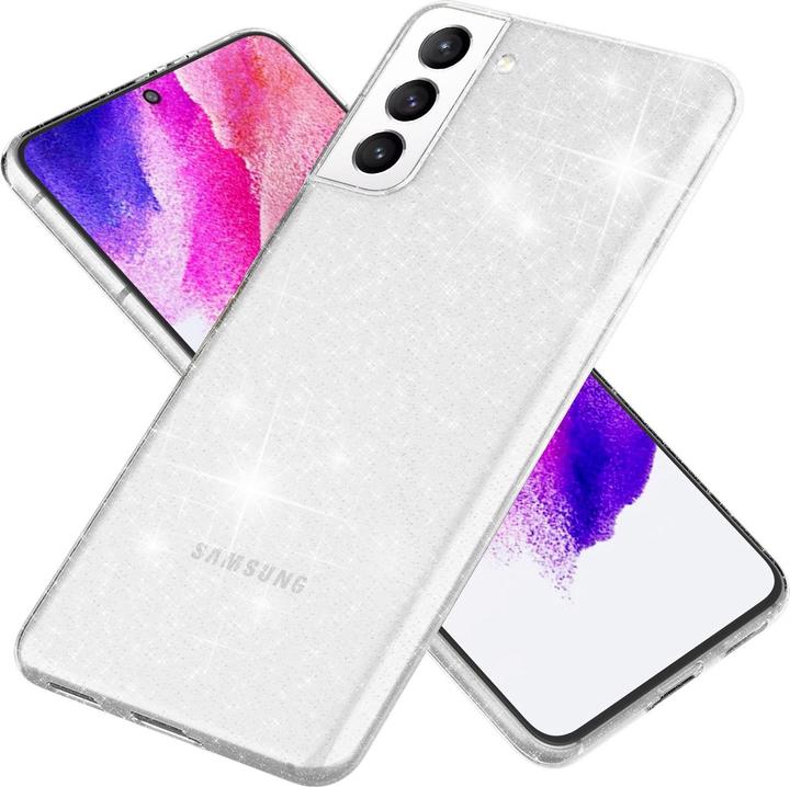 Produktbild Nalia Klare Glitzer Silikon Handyhülle (Samsung Galaxy S21 FE)