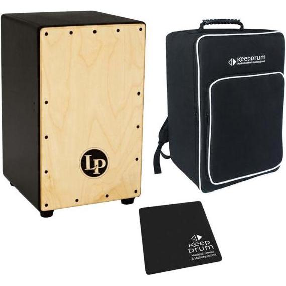 Latin Percussion LP1426 Adjustable Cajon mit Tasche und Pad (Perkussion), Perkussion