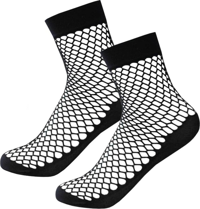 JTI Netzsocken - Schwarz (Einzelpack, One Size)