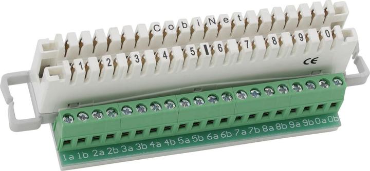 Produktbild Cobinet Trennleiste 2/10 LSASchraubklemmen rangierseite bis 2.5mm D 1020 029