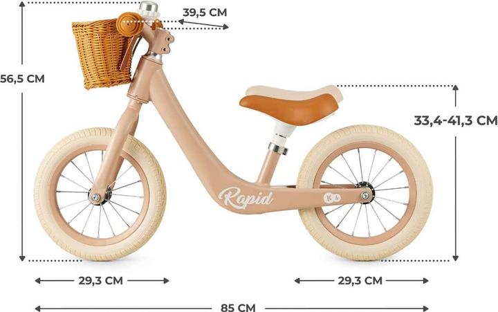 Produktbild KinderKraft Laufrad RAPID 2 PINK (11.81")