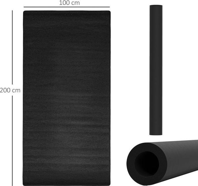 Produktbild Swisshandel24 Bodenschutzmatte für Fitnessgeräte rutschfest Fitnessmatte 4 mm Dicke Yogamatte (0.40 cm)