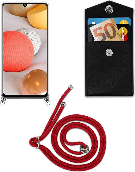 Produktbild Cadorabo TPU Handy Kette SILBER Cover