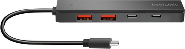 Actual product image LogiLink UA0412 (USB-C, 4 ports)