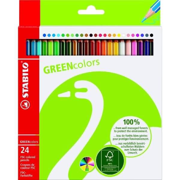 Produktbild STABILO GREENcolors Buntstift (24x)