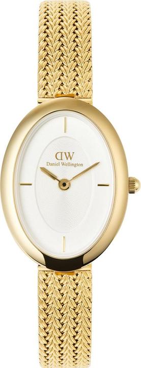 Produktbild Daniel Wellington Juliette Braided Mesh White Sunray Gold (Analoguhr)