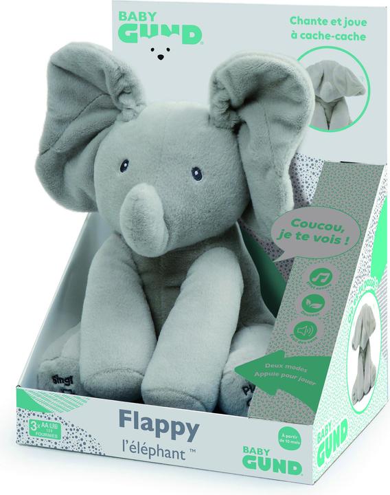 Immagine prodotto Spin Master GUND Flappy, l'elefante canterino e parlante, francese (30.50 cm)