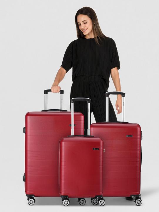 Actual product image Benzi 5330 4 Rollen Kofferset 3-teilig (166 l)