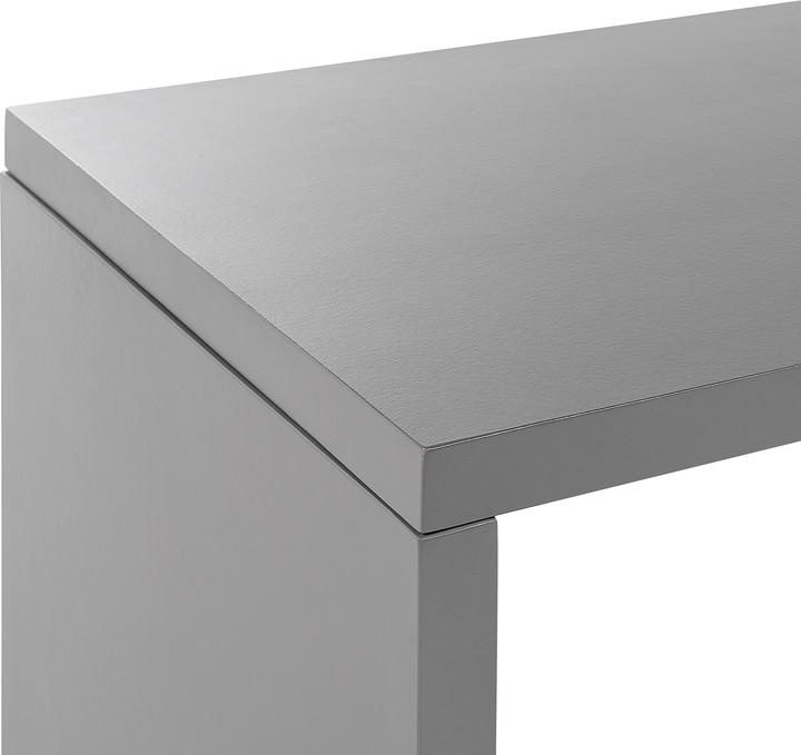 Produktbild Beliani Gartenmöbel Set U-Form Beton grau Tisch mit 2 Bänken TARANTO (180 cm)