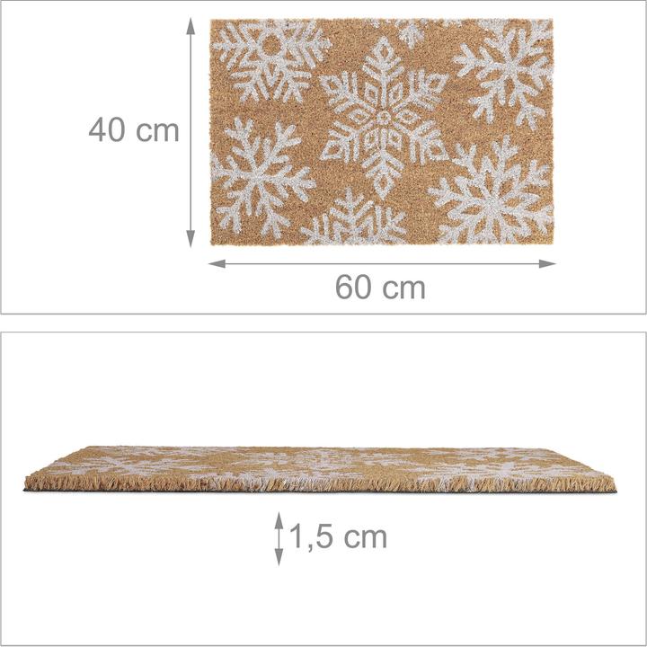 Produktbild Relaxdays Fussmatte (60 x 40 x 1.5 cm)