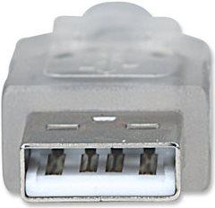 Produktbild Manhattan Hi-Speed USB 2.0 Anschlusskabel, 1x USB A - 1x USB B (1.80 m, USB 2.0)