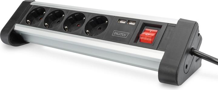 Produktbild Digitus Office-Steckdosenleiste (6x, USB-A, 1.50 m)
