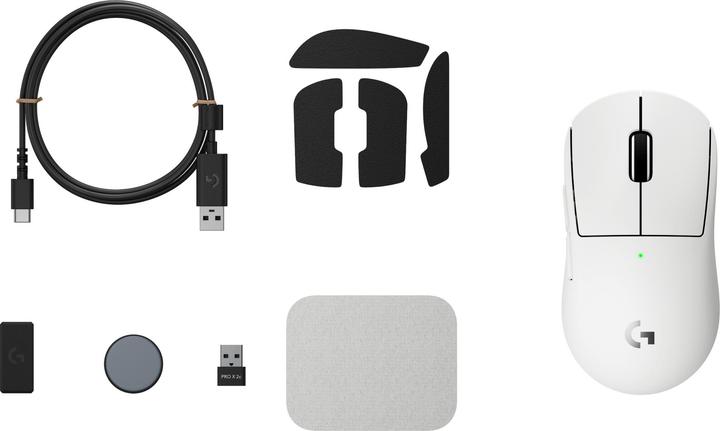 Produktbild Logitech Pro X Superlight 2c Wireless (Kabelgebunden, Kabellos)
