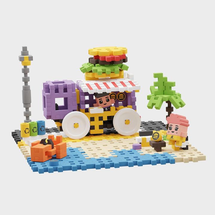 Actual product image Marioinex Building Blocks Mini Waffle - Snack Wagon