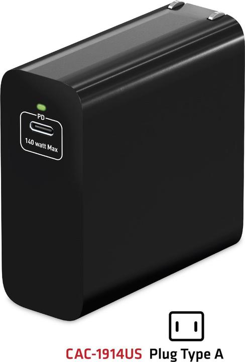 Actual product image Club 3D Club3D Charger 1xUSB Type C, PD 140W retail (140 W)