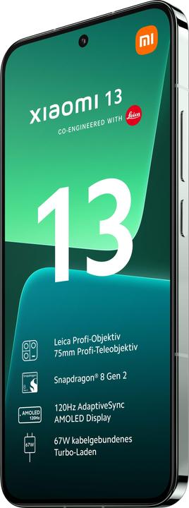 Immagine prodotto Xiaomi 13 (256 GB, Flora Green, 6.36", Doppia SIM, 50 Mpx, 5G)