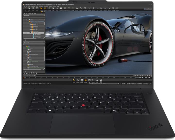 Produktbild Lenovo ThinkPad P1 Gen 7 (16", Intel Core Ultra 9 185H, 64 GB, 1000 GB, DE)