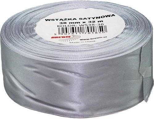 Produktbild Brewis Silbernes Satinband 38mmx32m