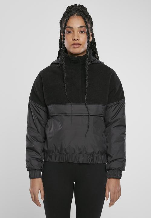 Produktbild Urban Classics Ladies Sherpa Mix Pull Over Jacket (M)