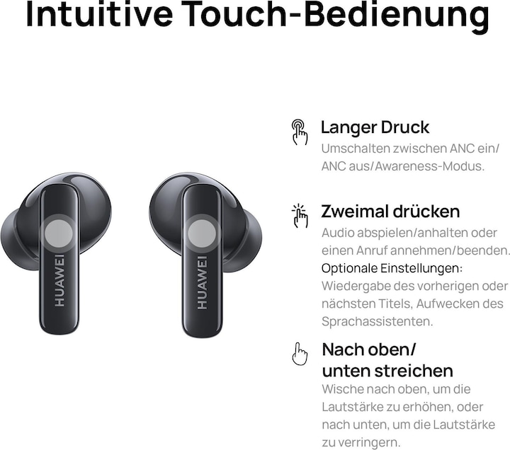 Produktbild Huawei FreeBuds 5i (ANC, 6 h, Kabellos)