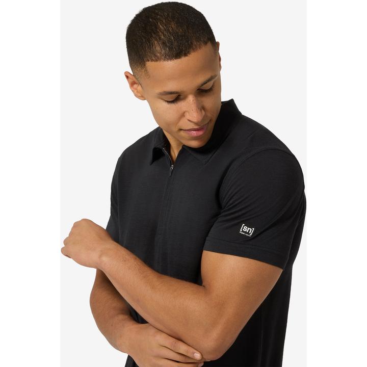 Actual product image Super Natural Zip Polo (M)