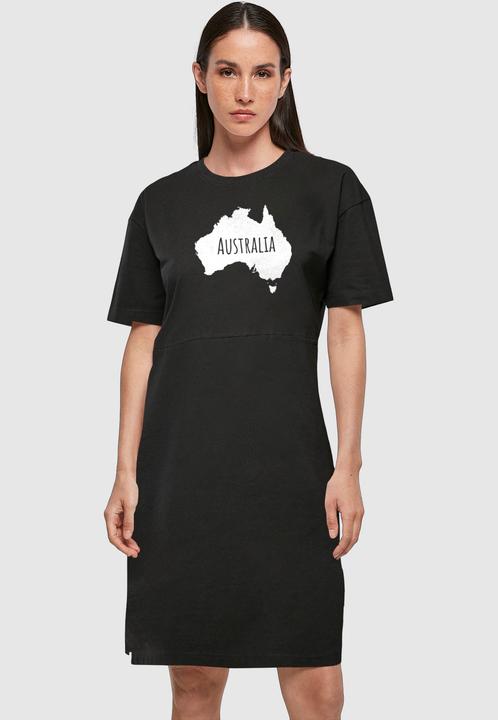Produktbild Merchcode Ladies Australia X Organic Oversized Slit Tee Dress - 117385 (XXL)