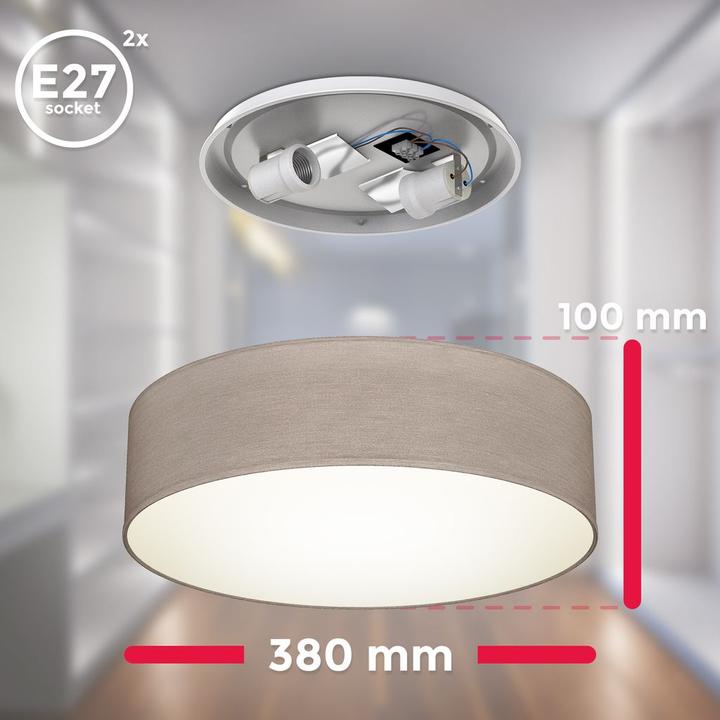 Image du produit B.K.Licht Plafonniers (E27)