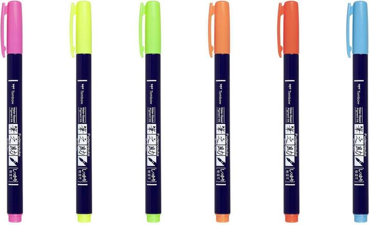 Image du produit Tombow Fudenosuke Neon (6x)