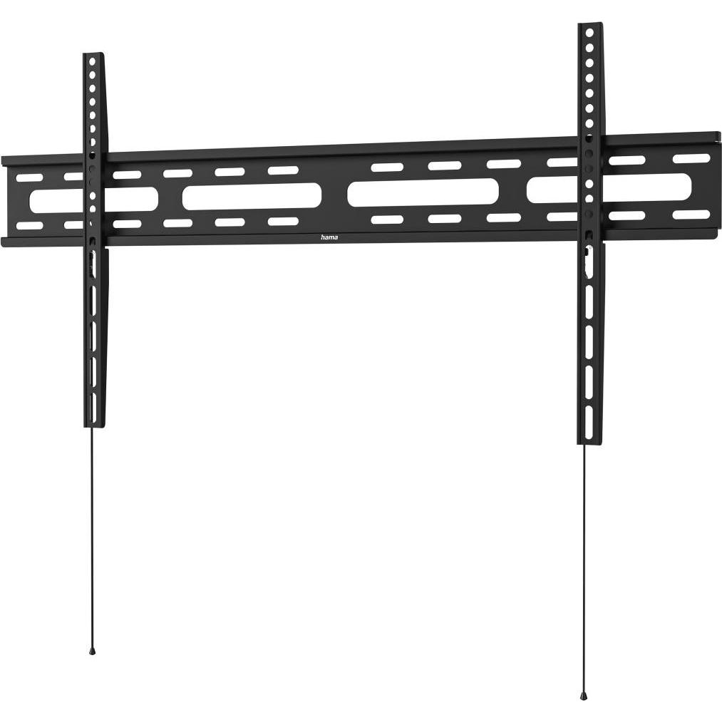 Hama TV-Wandhalterung, starr, 229 cm (90") bis 60 kg, Wandabstand 2,5 cm (Wand, 90", 60 kg), TV Wandhalterung, Schwarz