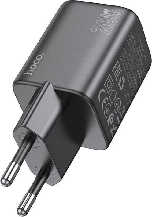 Produktbild Hoco N40, 20W, 3A, 1 x USB-C, schwarz