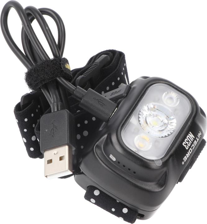 Produktbild Nitecore NU33 Stirnlampe, wiederaufladbare USB-C Kopflampe mit 3 Lichtquellen, 700 Lumen (700 lm)