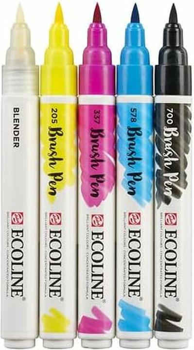 Talens Brush Pen Primary (5x)