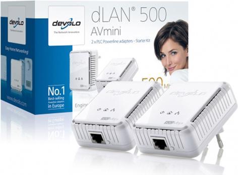 Produktbild Devolo dLAN 500 AVmini, Starterkit (500 Mbit/s)