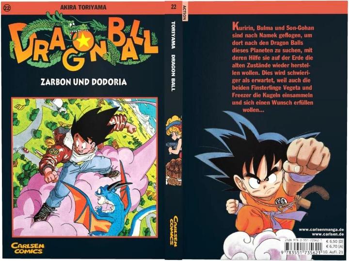 Produktbild Dragon Ball, Band 22 (Deutsch, Akira Toriyama, 2001)