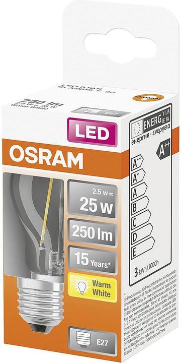 Produktbild Osram Led Retrofit Classic P (E27, 2.50 W, 250 lm, 1 x, F)