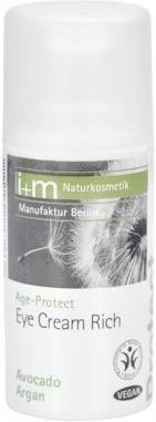 Actual product image i+m Naturkosmetik Age Protect Eye Cream Rich (Eye Care Cream, 15 ml)