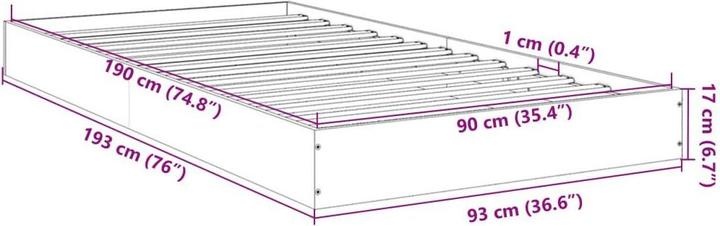 Actual product image vidaXL Kees (90 x 190 cm)