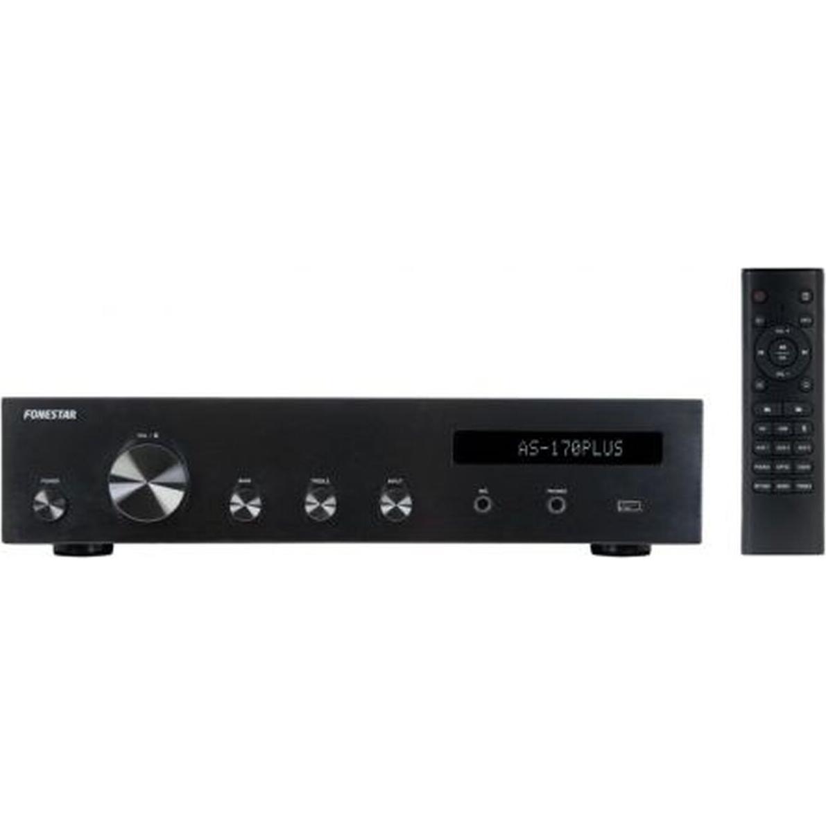 Fonestar AS170PLUS, Amplificatore stereo, Nero