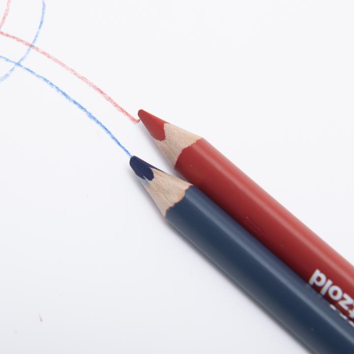 Produktbild Betzold Zweifarbstift in Rot/Blau (12x)